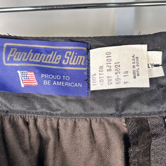 Vintage Panhandle Slim Skirt Velvet Satin Ruffle Western Maxi Boho Rodeo - Picture 6 of 7